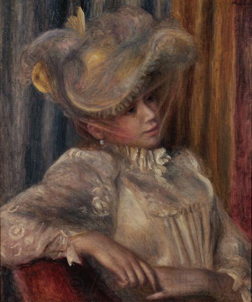 Pierre-Auguste Renoir Woman with a Hat France oil painting art